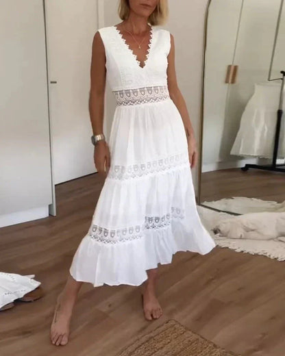Sofia - Rochie de vară Rosalia lungă și elegantă