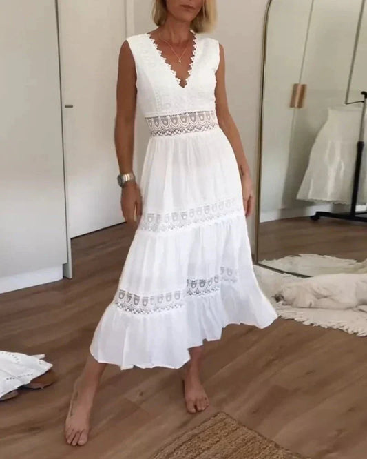 Sofia - Rochie de vară Rosalia lungă și elegantă