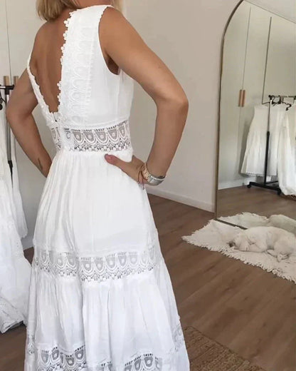 Sofia - Rochie de vară Rosalia lungă și elegantă
